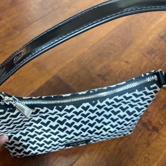 Kate Spade Sam Icon Modernist Hearts Jacquard Small Shoulder Bag - Picture 14 of 14